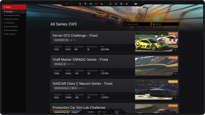 Series module showing lap time analysis
